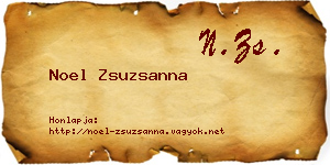 Noel Zsuzsanna névjegykártya